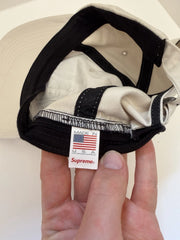 eBay 168569672919 photo 7: Supreme Splatter 6-Panel Cap In Natural Stone (FW 2025) One Size