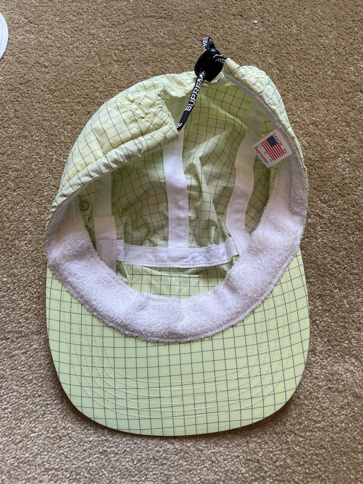 eBay 168433070931 photo 6: Supreme Contrast Ripstop Camp Cap In Pale Green (SS 2018) One Size