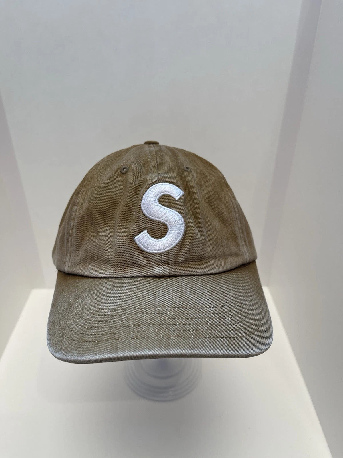 eBay 168540228034 photo 1: Supreme Pigment Coated S Logo 6-Panel Cap In Brown (SS 2026) One Size, Brand New