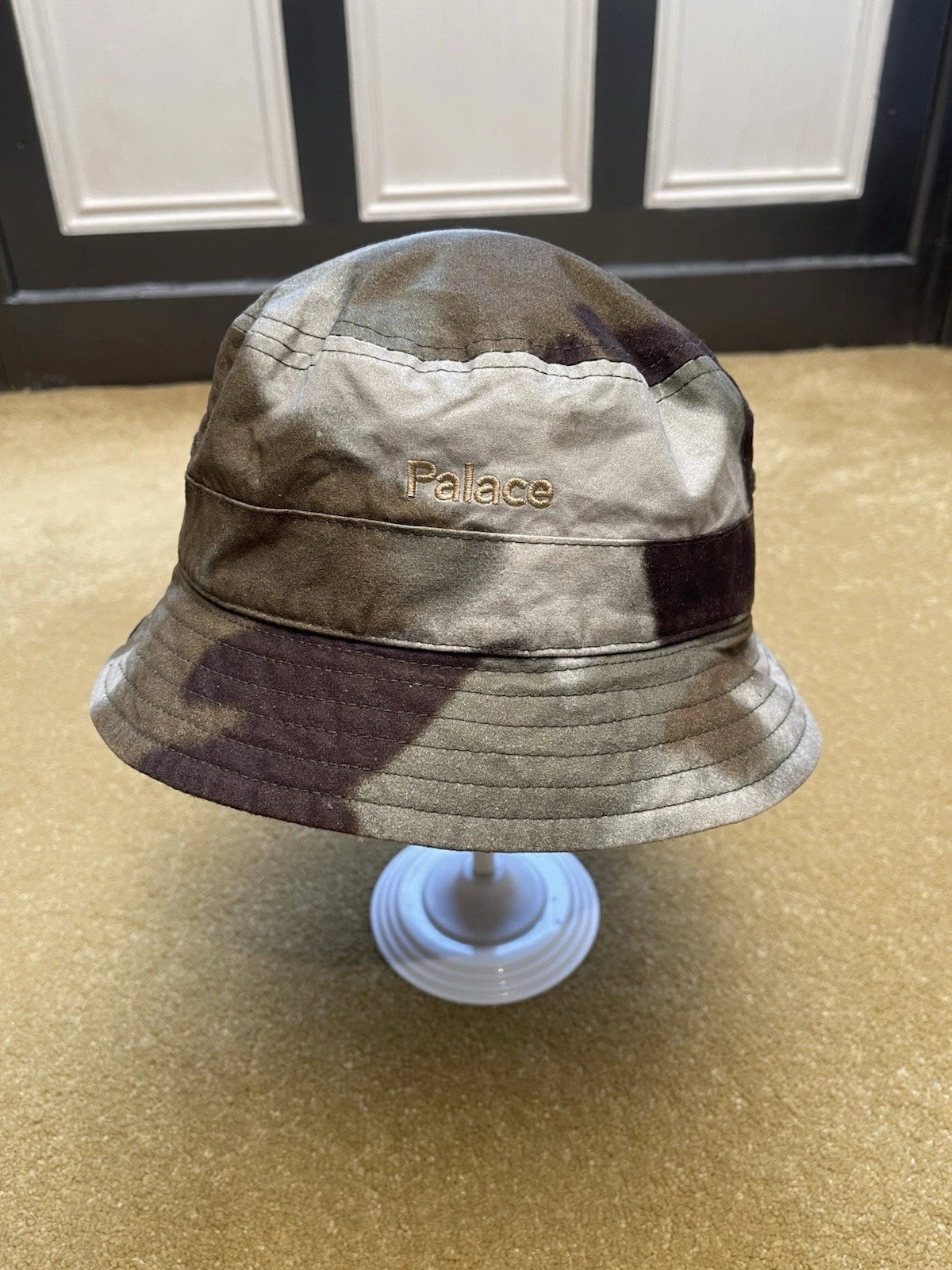 eBay 168185662352 photo 1: Men’s Barbour x Palace Sports Hat In Camo Size M (FW 2023)