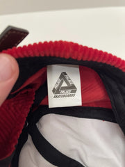 eBay 168449713228 photo 11: Palace Cord Tri-Ferg Patch 6-Panel Cap In Red (FW 2023) One Size