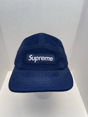 eBay 168522868414 photo 1: Supreme Loro Piana Wool Capolavoro Camp Cap In Navy (FW 2021) One Size