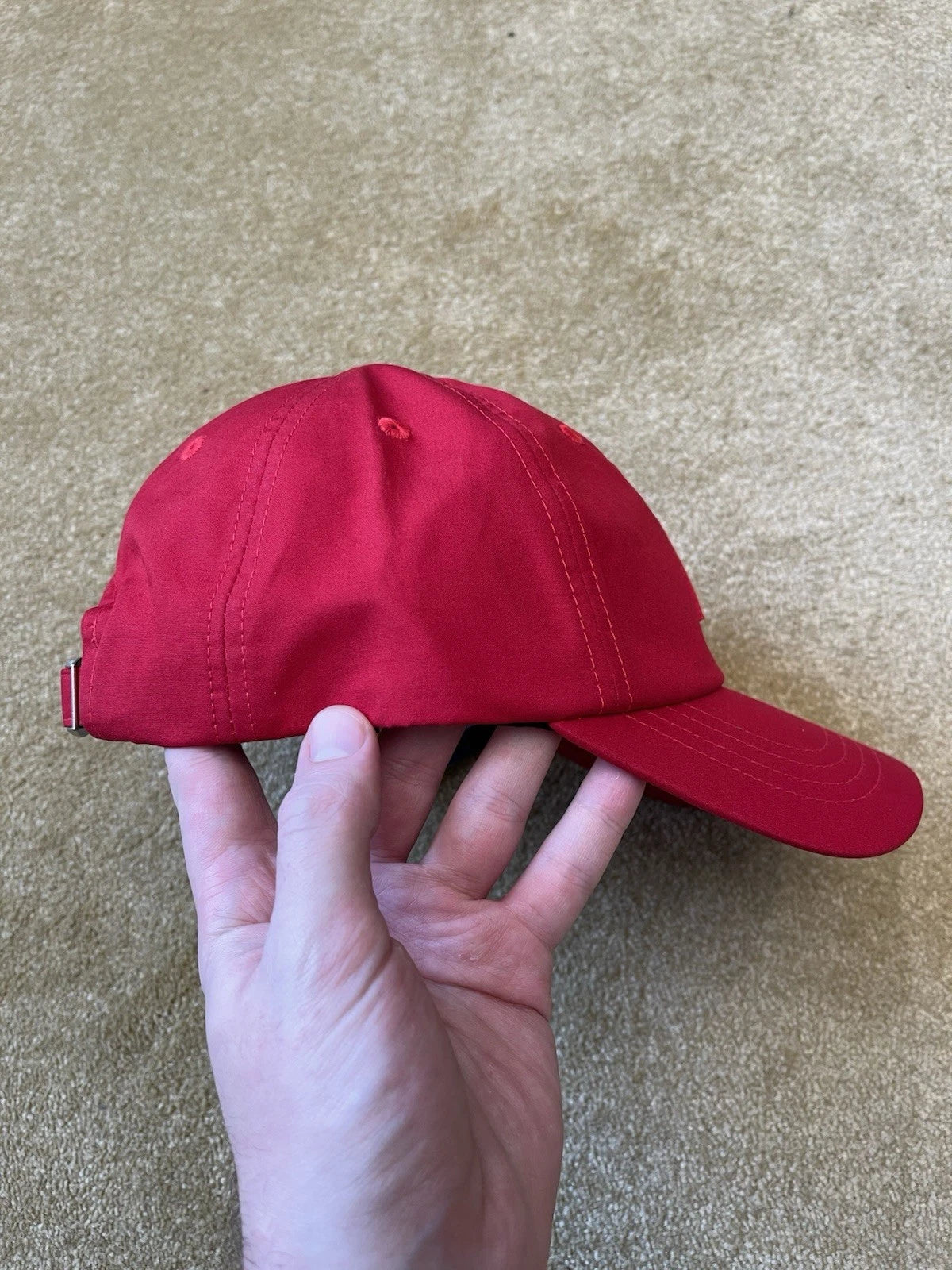 eBay 168081668369 photo 2: Palace P 6-Panel Ventile Cap in Red (FW 2017) BNWT