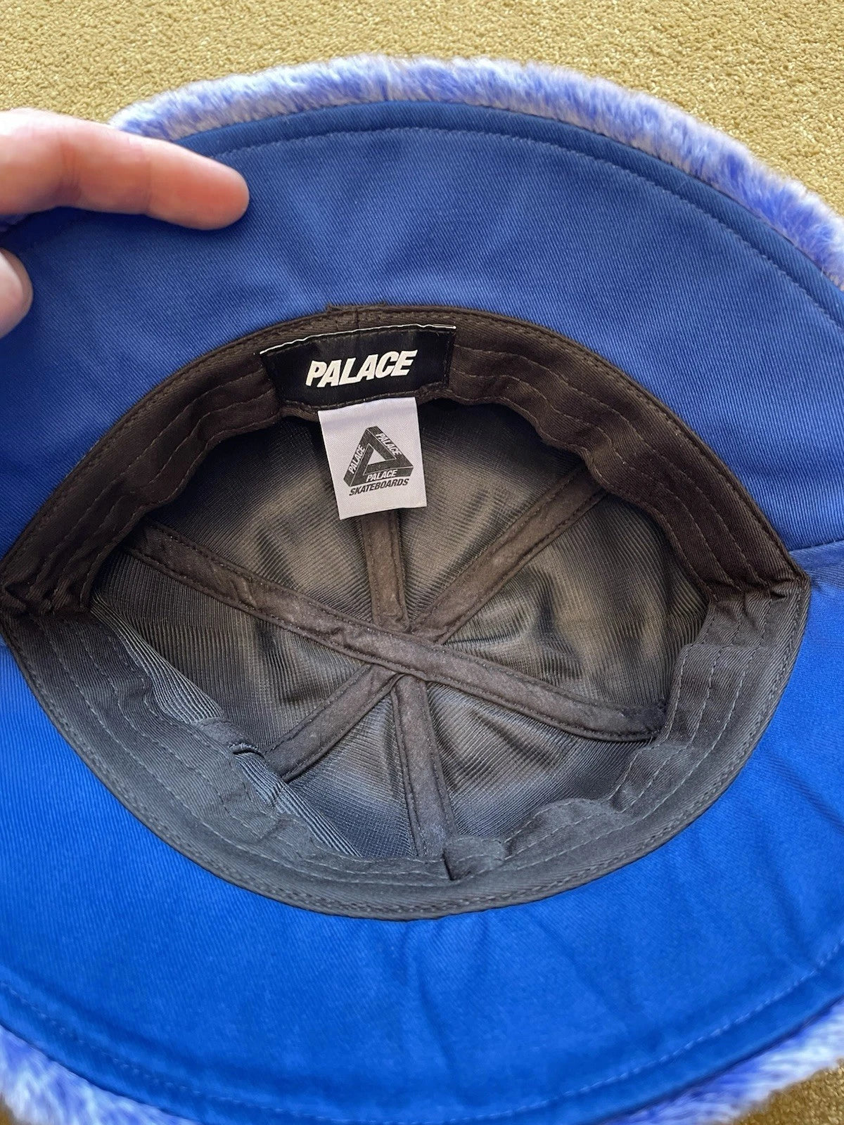 eBay 168388417375 photo 6: Palace Teddy Bucket Hat In Blue (SS 2023) Size L/XL