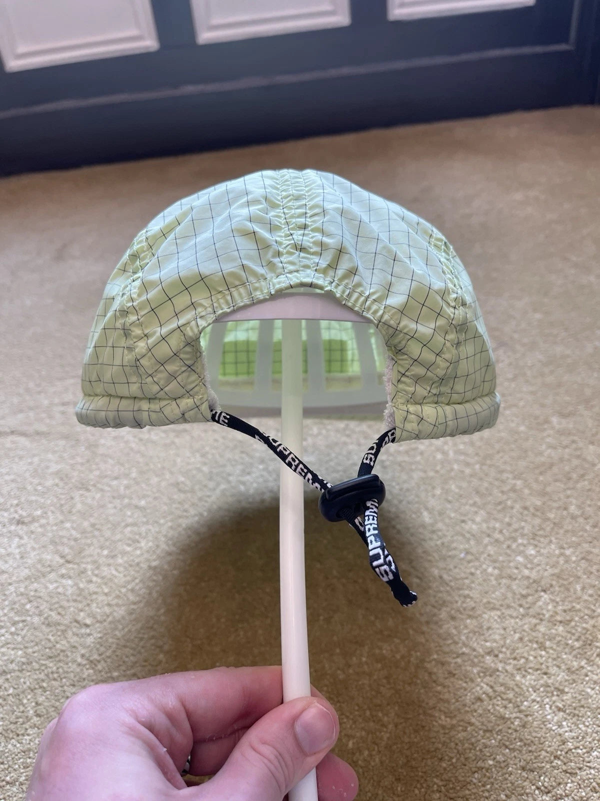 eBay 168433070931 photo 4: Supreme Contrast Ripstop Camp Cap In Pale Green (SS 2018) One Size