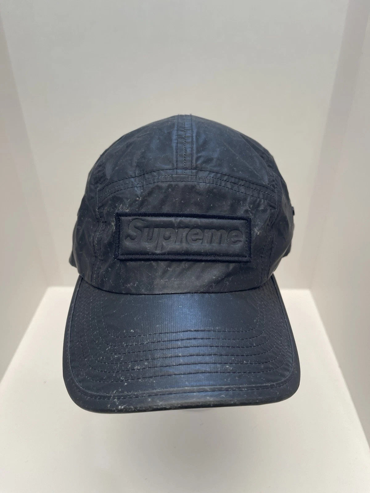 eBay 168520546744 photo 1: Supreme Reflective Speckled Camp Cap In Black (FW 2020) One Size