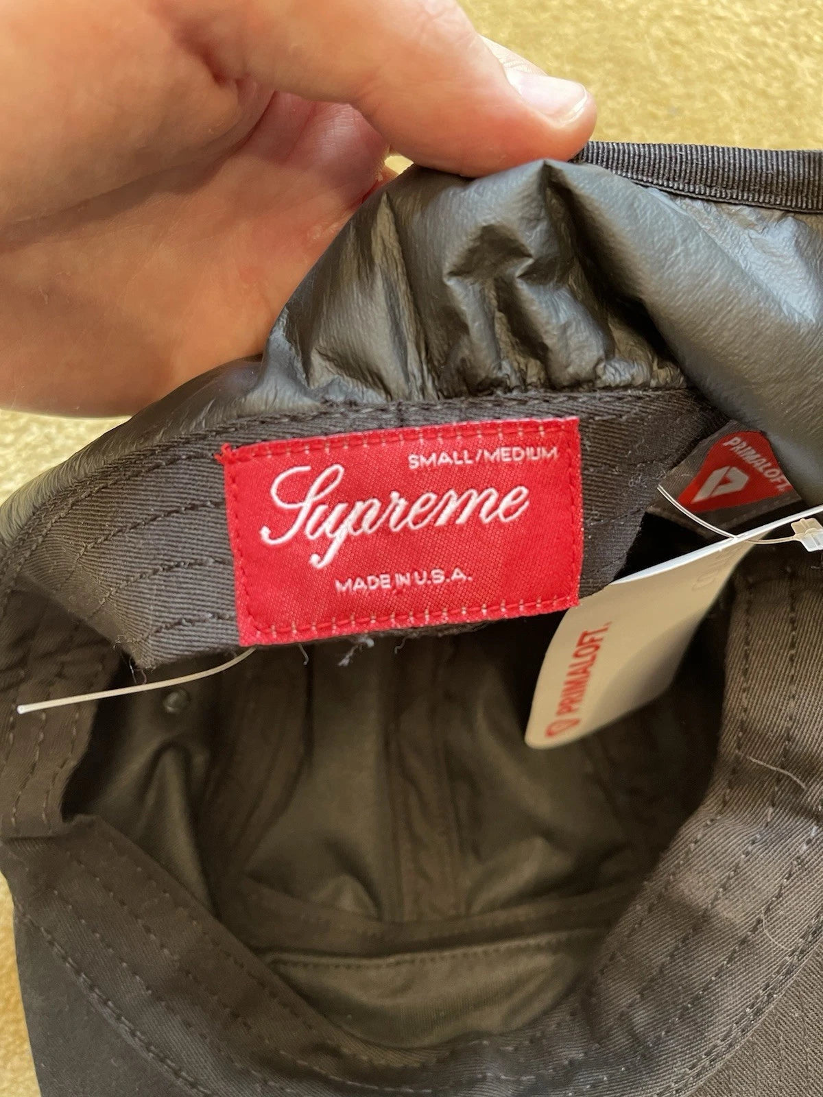 eBay 168430682265 photo 5: Supreme PrimaLoft Earflap Camp Cap In Black (FW 2018) Size S/M, BNWT