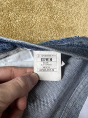 eBay 168527865721 photo 7: Men’s Edwin ED-85 Slim Tapered Japanese Denim Jeans Size W34/L32