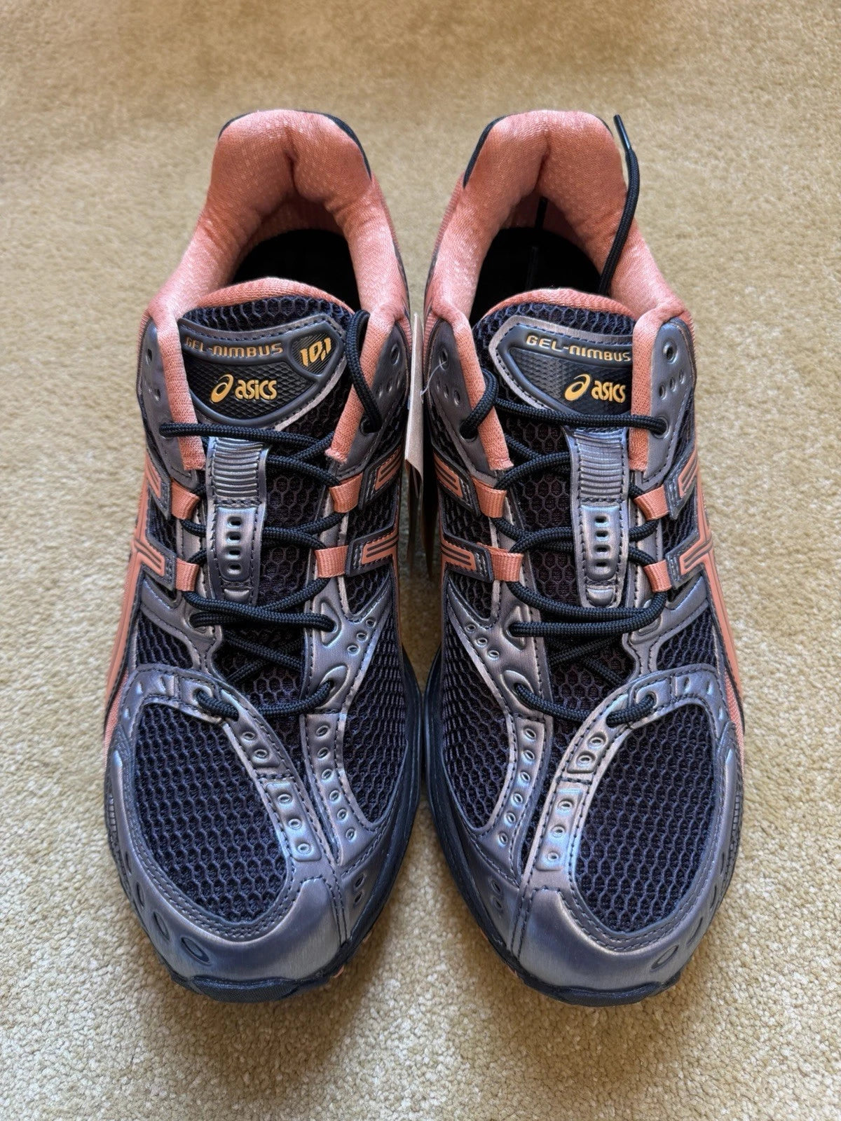 eBay 168552614604 photo 8: Men’s ASICS Gel-Nimbus 10.1 Trainers In Black/Rust Orange Size UK 8, BNIB