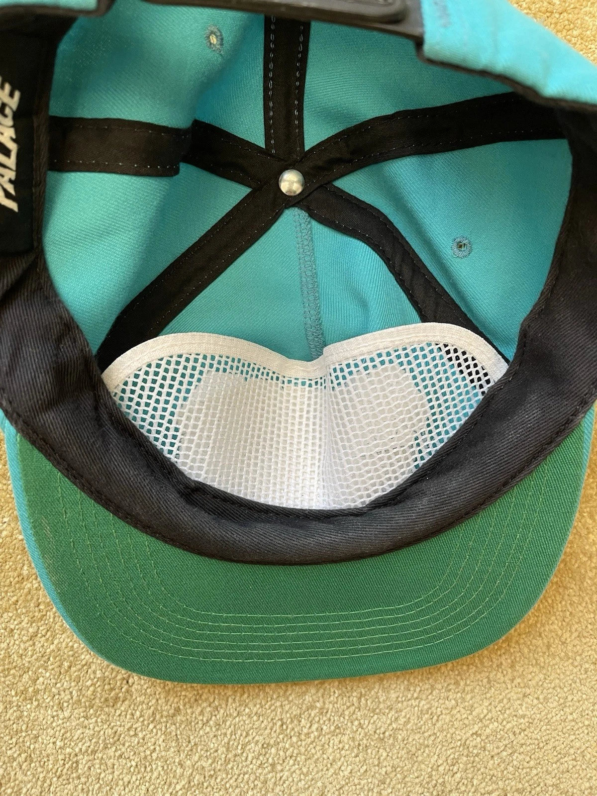 eBay 168097224626 photo 8: Palace ‘Palace Effect’ Cap in Teal Blue (FW 2015)