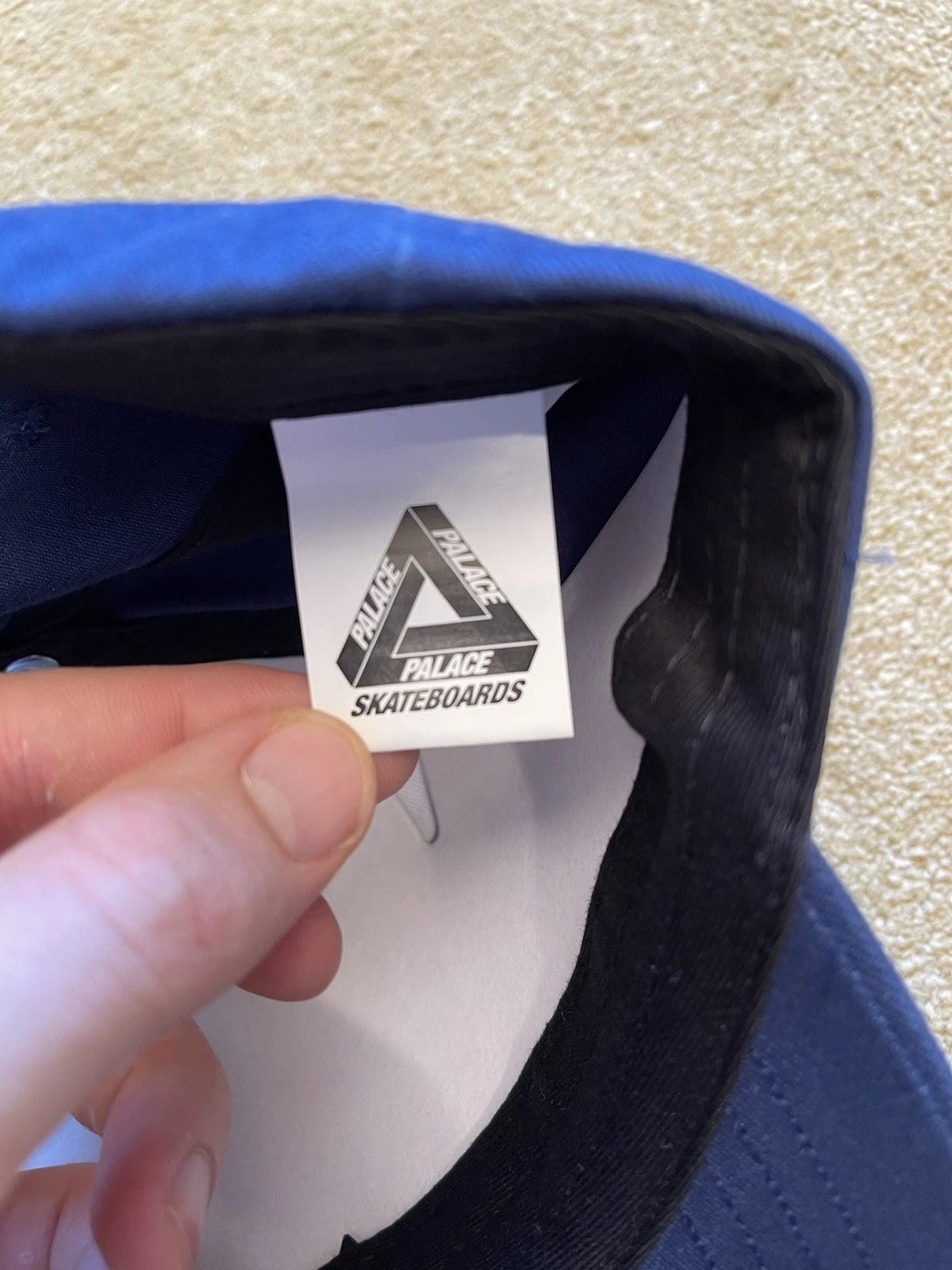 eBay 168205474992 photo 8: Men’s Palace Italia 6-Panel Cap in Navy (SS 2024), Brand New In Packaging