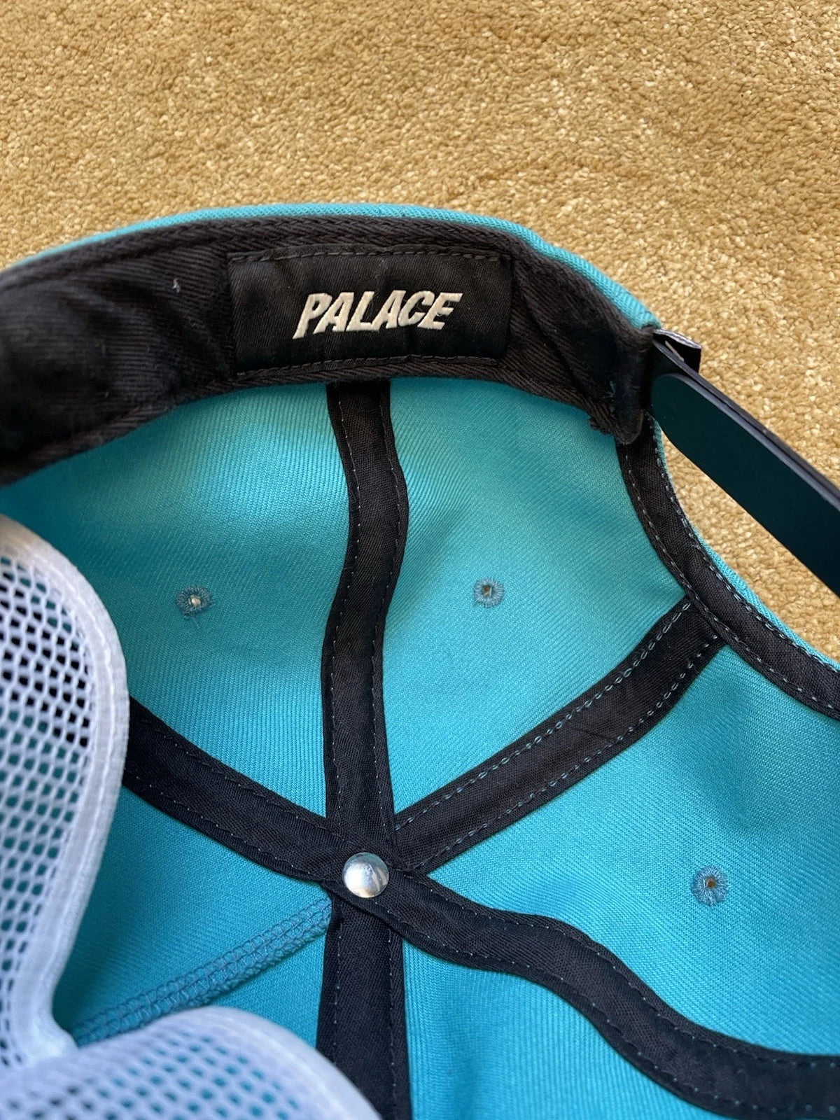 eBay 168097224626 photo 7: Palace ‘Palace Effect’ Cap in Teal Blue (FW 2015)