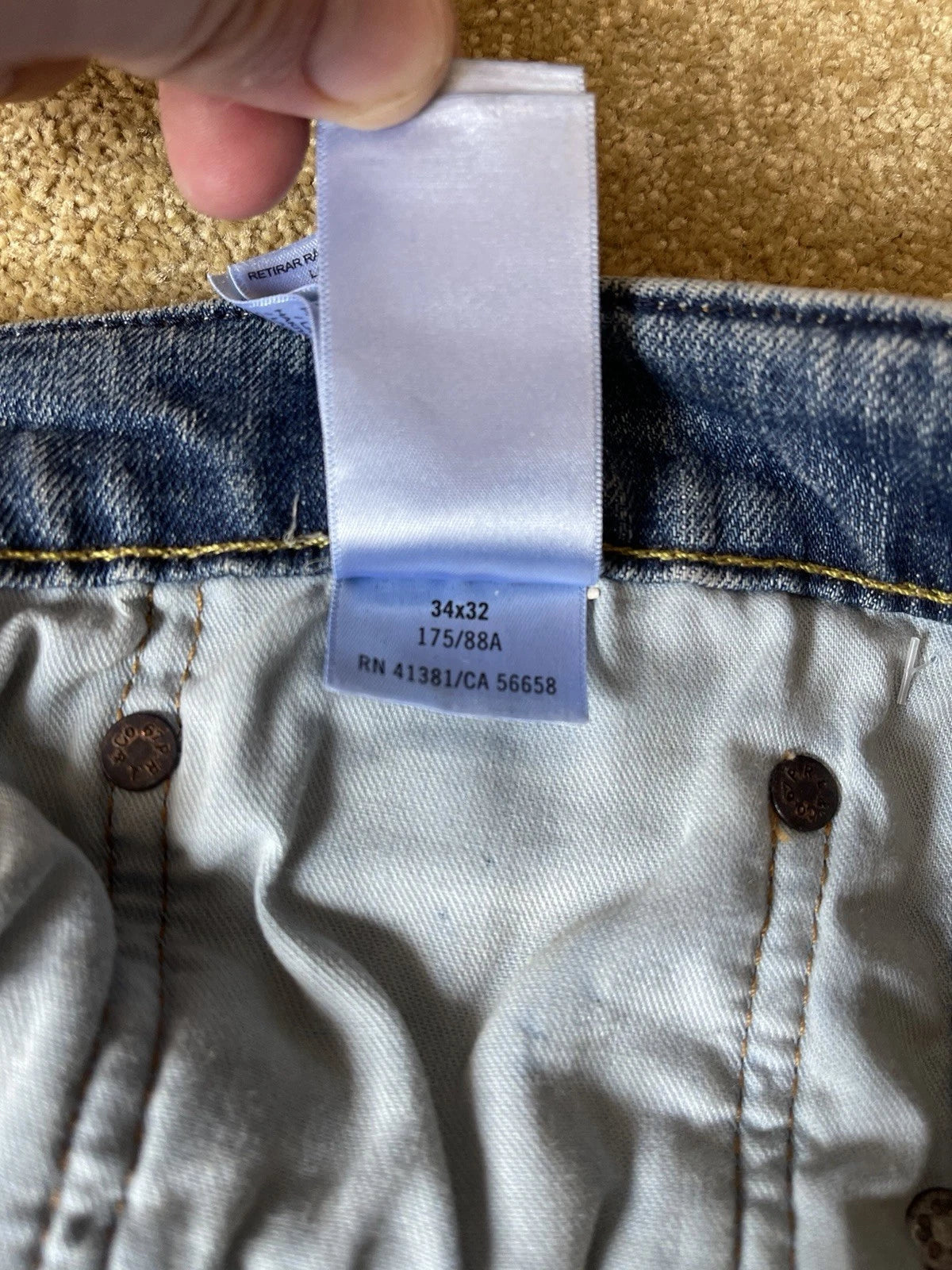 eBay 168542449577 photo 12: Men’s Polo Ralph Lauren Varick Slim Straight Jeans Size W34/L32, BNWT