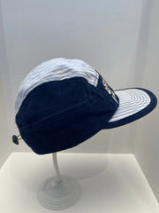 eBay 168535154748 photo 3: Brain Dead Maritime Seersucker 5-Panel Camp Cap In Blue/Navy (SS 2023) One Size