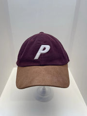 eBay 168525639905 photo 1: Palace P 6-Panel Cord/Suede Cap In Burgundy (FW 2017) One Size
