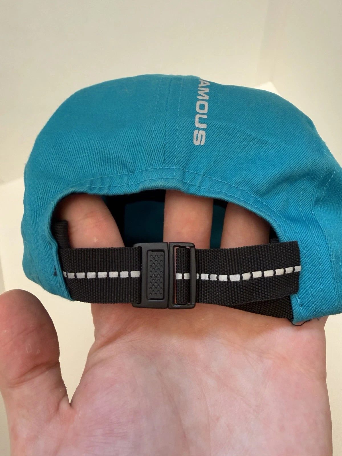 eBay 168575010589 photo 9: Supreme Reflective Tab Pocket Camp Cap In Teal (SS 2018) One Size