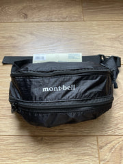eBay 168529165505 photo 1: Montbell Pocketable Light Banana Pouch Waist Bag In Black, BNWT