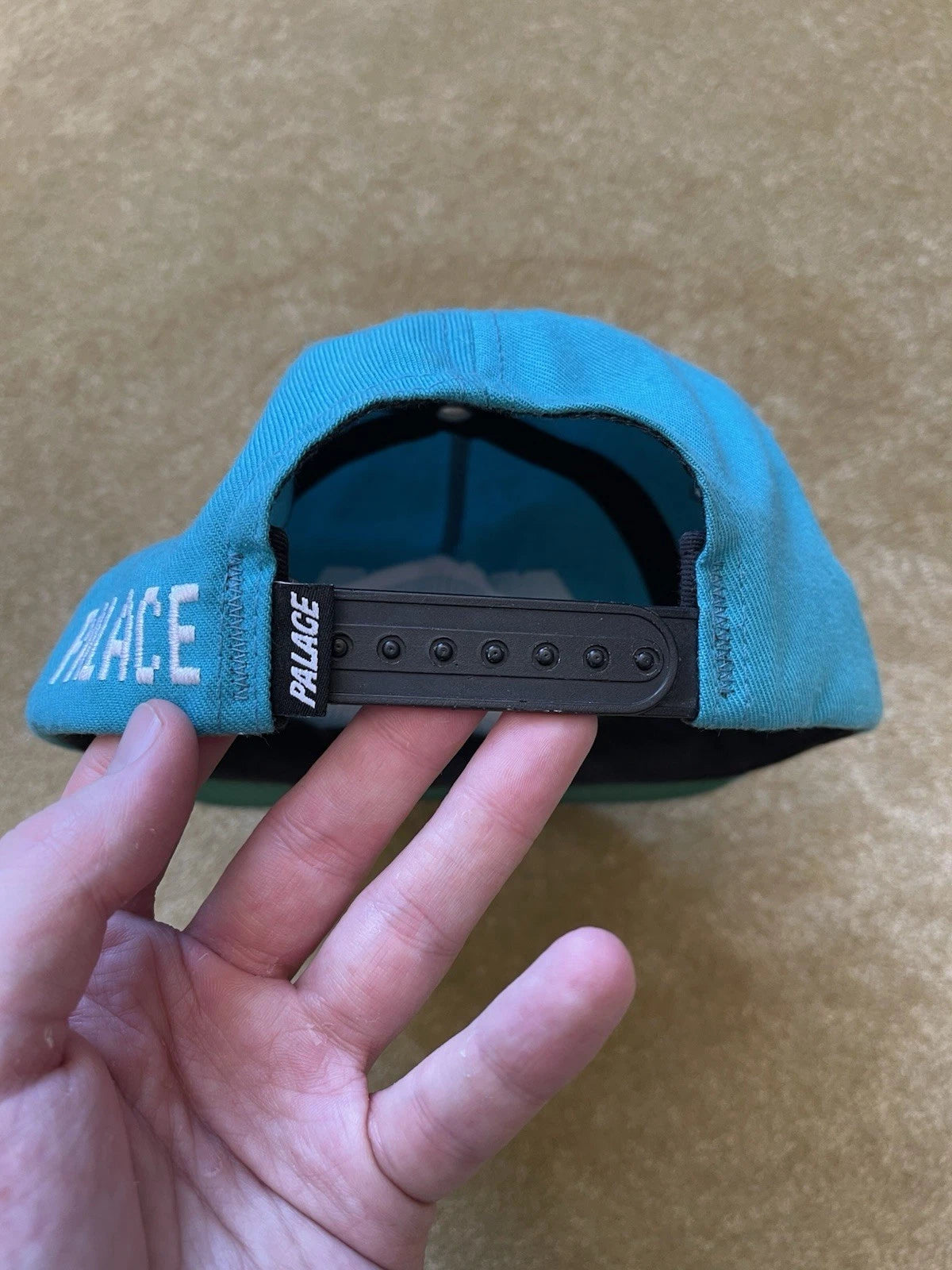 eBay 168097224626 photo 9: Palace ‘Palace Effect’ Cap in Teal Blue (FW 2015)