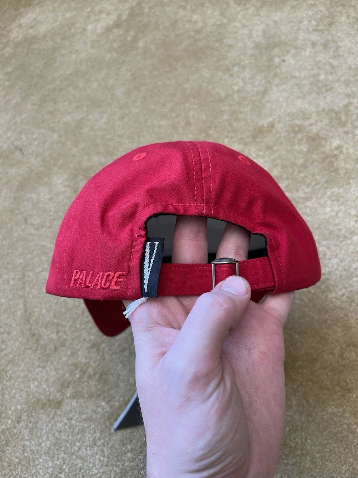 eBay 168081668369 photo 5: Palace P 6-Panel Ventile Cap in Red (FW 2017) BNWT