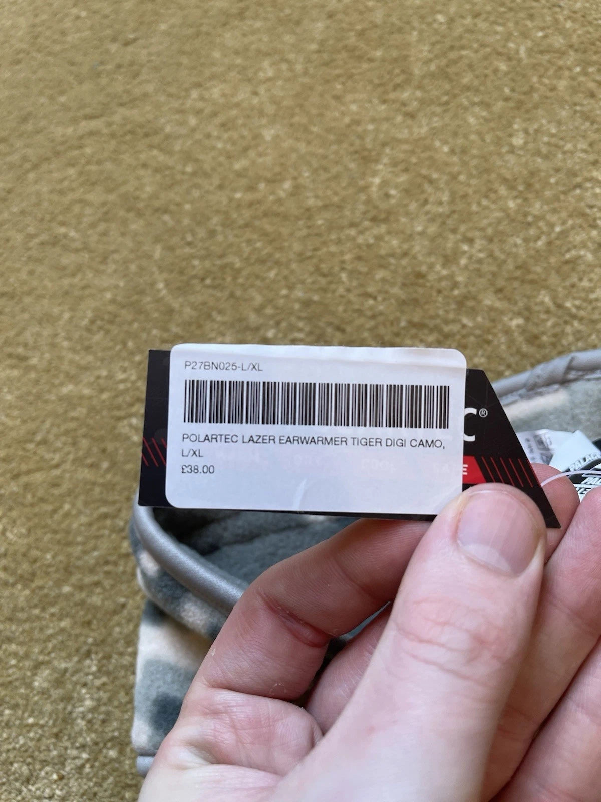 eBay 168200104794 photo 3: Palace Polartec Lazer Earwarmer Tiger Digi Camo Brand New With Tags FW24