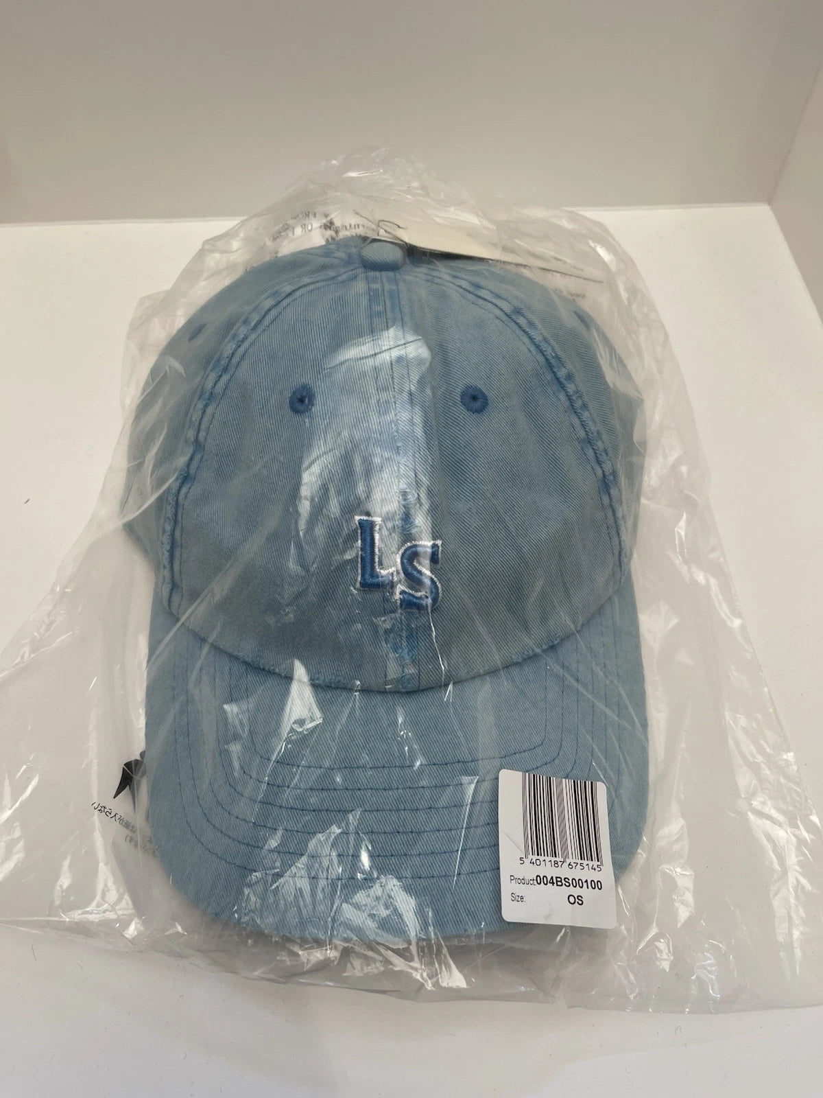 eBay 168515632268 photo 9: Levi’s LS Monogram Logo Cap In Washed Blue, One Size, BNWT