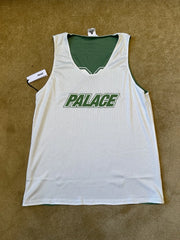 eBay 168569363732 photo 6: Palace Reverso Mesh Border Vest In Green/White (SS 2024) Size XL, BNWT
