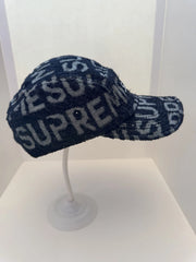 eBay 168569609214 photo 5: Supreme Terry Spellout Camp Cap In Black (SS 2022) One Size
