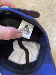 eBay 168089912533 photo 7: Men’s Palace Plaid Stadium 6-Panel Cap in Blue (FW 2020)