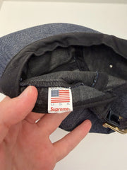 eBay 168578156992 photo 7: Supreme Denim Croc Strap Camp Cap In Indigo (FW 2014) One Size