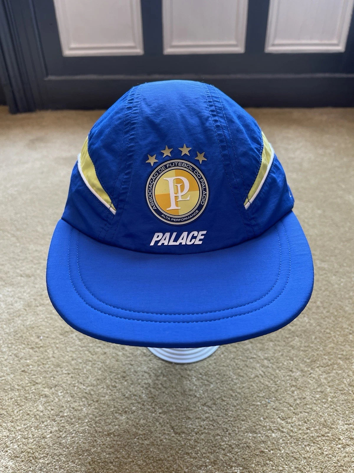eBay 168421537392 photo 1: Men’s Palace Massimo Forza Shell Runner Cap In Ultra Blue (SS 2023)