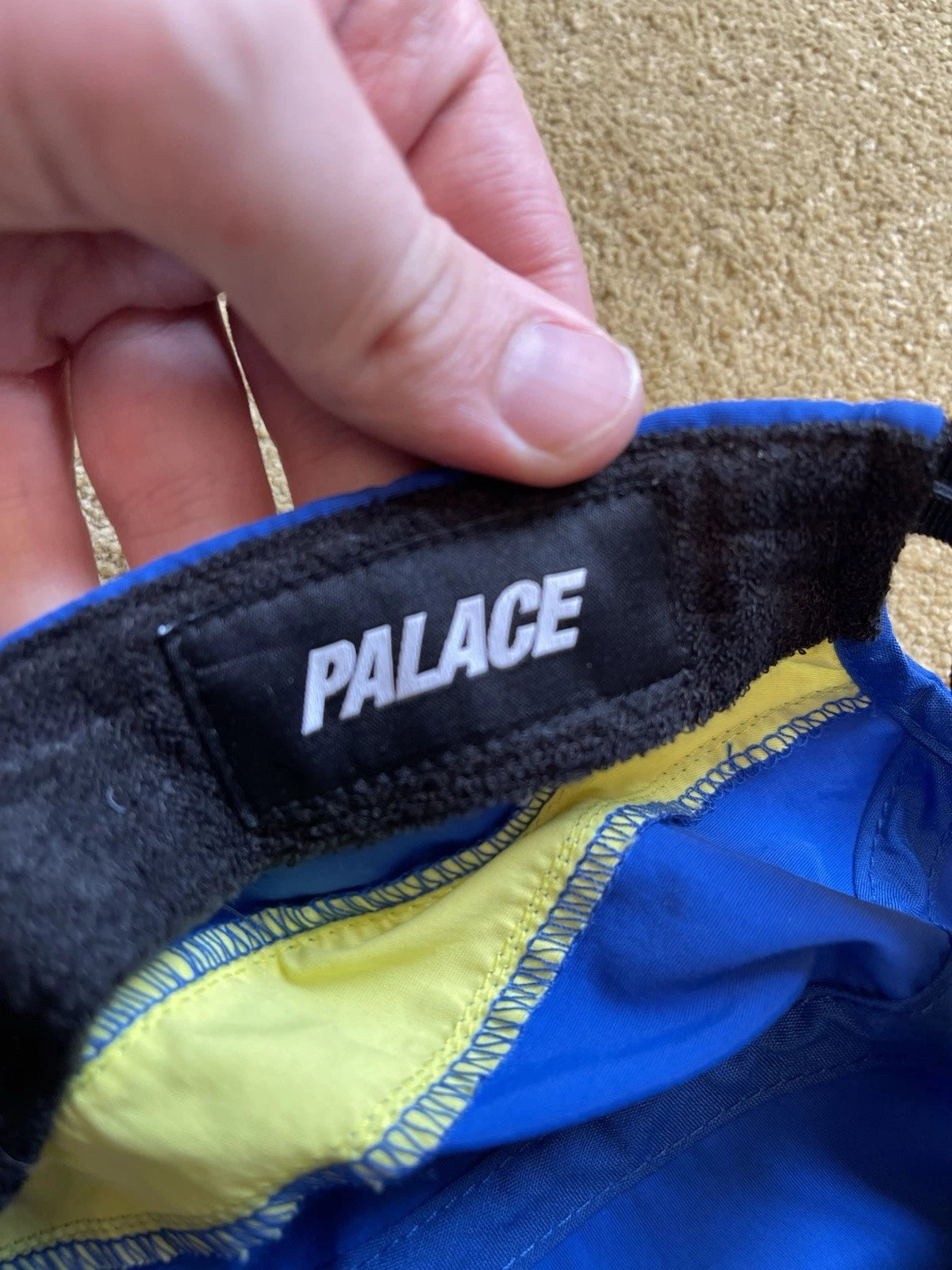 eBay 168421537392 photo 9: Men’s Palace Massimo Forza Shell Runner Cap In Ultra Blue (SS 2023)