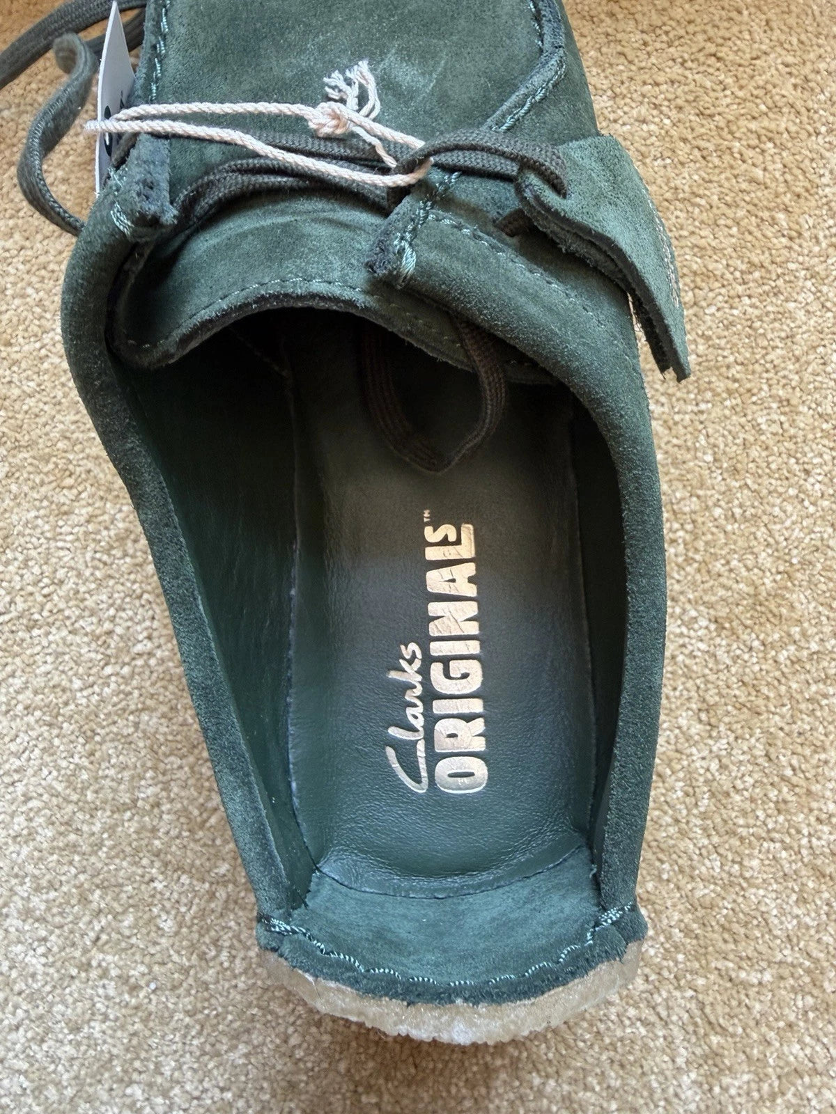 eBay 168552577279 photo 7: Men’s Clark’s Originals Natalie European Exclusive Shoes In Deep Green Size UK 8