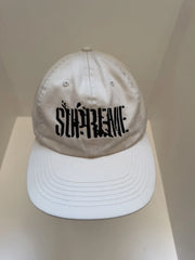 eBay 168569672919 photo 2: Supreme Splatter 6-Panel Cap In Natural Stone (FW 2025) One Size