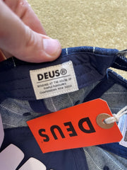 eBay 168441631385 photo 6: Deus Ex Machina Dallas Stripe Cap in Indigo, One Size, BNWT