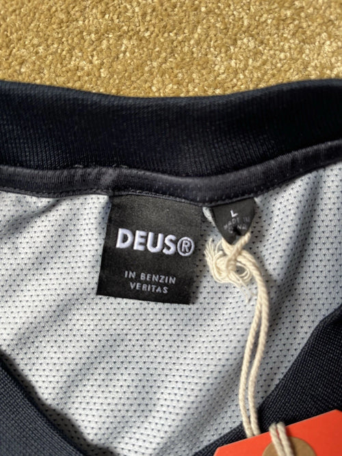 eBay 168449685079 photo 2: Deus Ex Machina Renegade Long Sleeve Moto Jersey In Black Size L, BNWT