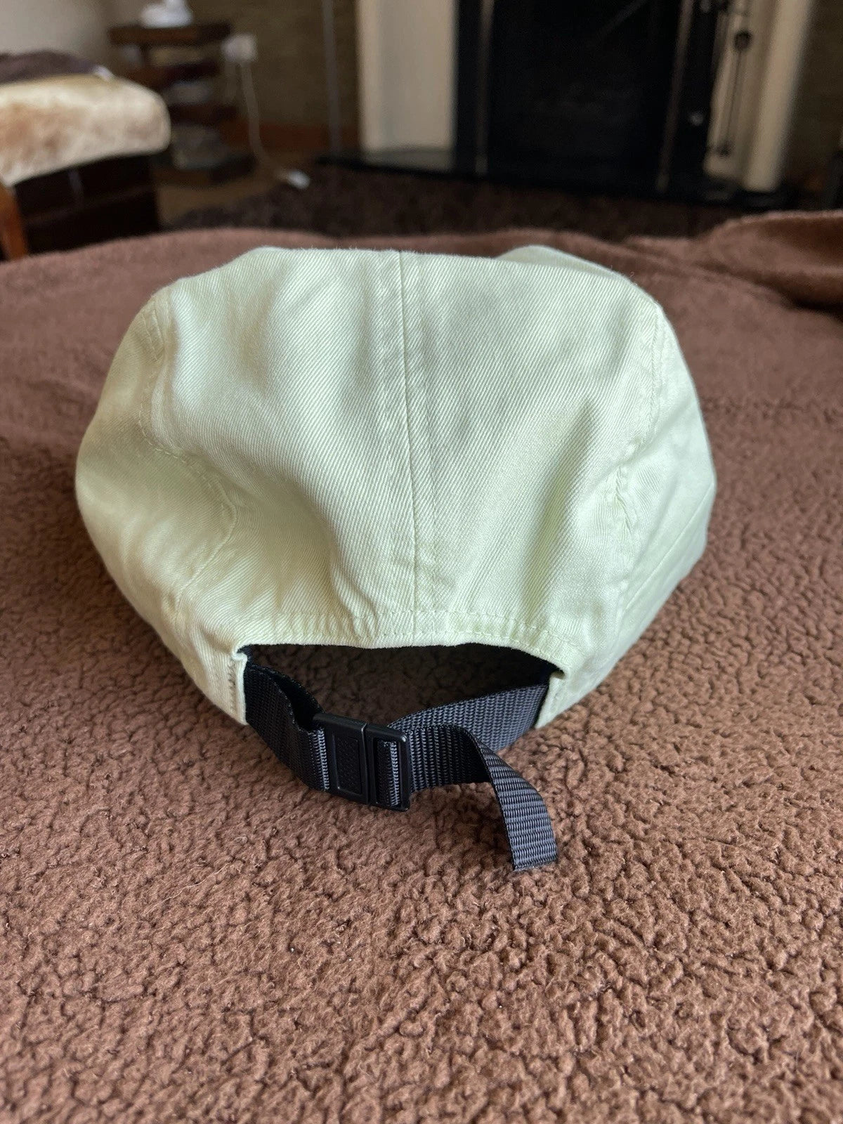 eBay 168542481660 photo 3: Supreme Side Zip Camp Cap In Pale Green (FW 2017), One Size