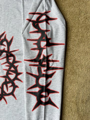 eBay 168549908234 photo 4: Palace Spiked Long Sleeve In Grey Marl (FW 2024) Size M, Brand New